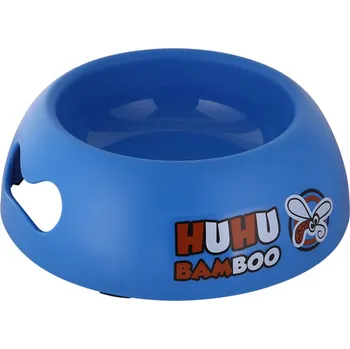 Miska pro psa Huhubamboo plastová miska M modrá