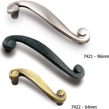Nábytkové kování 742 - 96 mm, 807 železo rustik