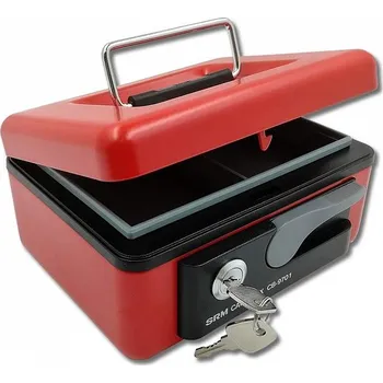 Příruční pokladna Recenze SRM Cash Box CB-9701 červená