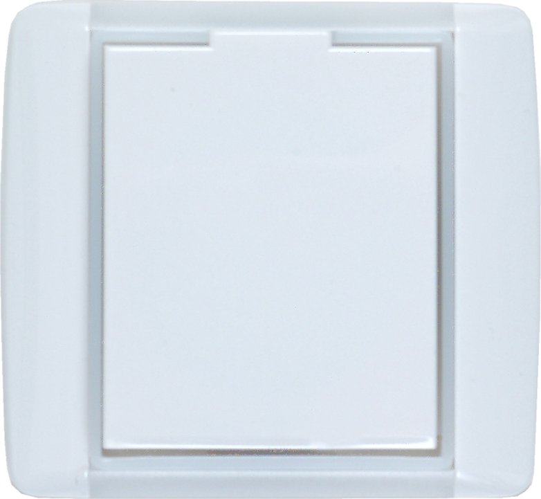 Centrální vysavače Praha - Zásuvka design ABB Element bílá/ledově bílá s rámečkem