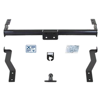 Tažné zařízení HOOK tažný nosník včetně TowTec elektropřípojky 7pólové univerzální - OPEL VIVARO B autobus