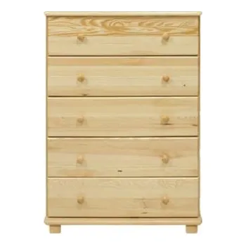 Ložnice ImportWorld Komoda Robin - v122 x š80 x h42 cm (Barva dřeva: Olše)