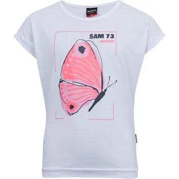 Dívčí tričko Dívčí triko s krátkým rukávem SAM 73 AVERIE GT 566 BÍLÁ 116