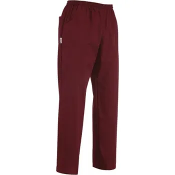 Pánské kalhoty EGOchef Kalhoty - Bordeaux L bordó E-3504003CL