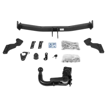 Tažné zařízení GDW tažné zařízení Odnímatelné včetně TowTec elektropřípojky 7pólové univerzální - SSANGYONG KORANDO