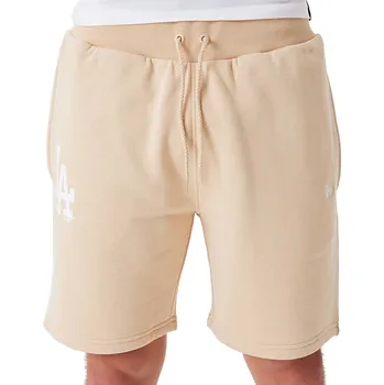 kraťasy New Era League Essential MLB Los Angeles Dodgers - Oatmeal/White M