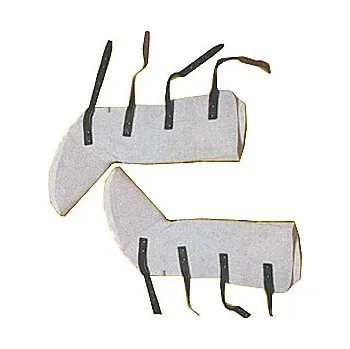 Cyklistické návleky Svářečské návleky na nohy kožené 903