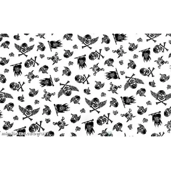 LÁTKA LEBKY * PIRÁTI na bílé