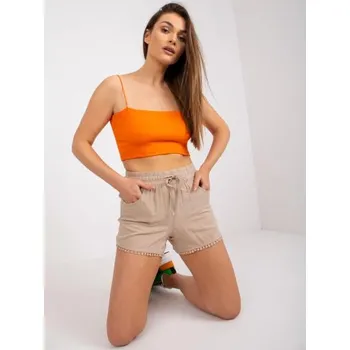Dámské kraťasy Dámské šortky viskózové Miya FRESH MADE světle béžové