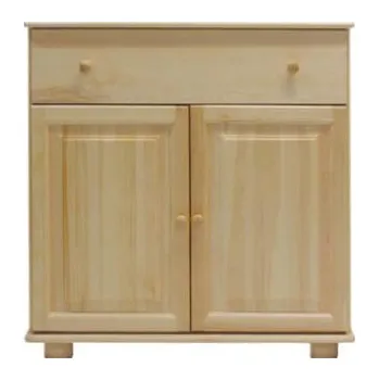 Ložnice ImportWorld Komoda Bedřich - v100 x š100 x h42 cm (Barva dřeva: Ořech)