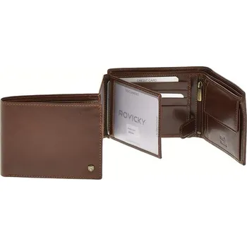 Peněženka ROVICKY pánská peněženka RVT-N992, Brown