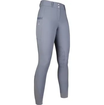Jezdecké kalhoty HKM Rajtky Comfort Flo HKM, s gripem na kolenou, dámské, grey 36