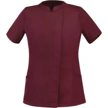 Dámská halenka EGOchef EGOCHEF Dámská zdravotnická košile Alessia - Bordová S E-5009003CS