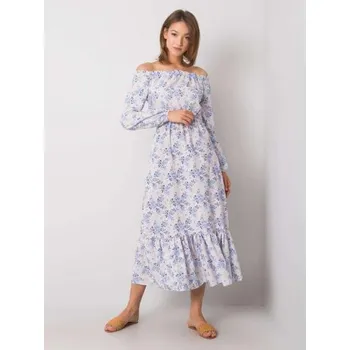 Dámské šaty Dámské šaty Alodie RUE PARIS béžovo-modré