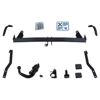 Tažné zařízení Brink tažné zařízení Odnímatelné včetně TowTec elektropřípojky 7pólové univerzální - OPEL COMBO Tour