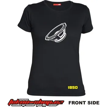 Dámské tričko TEKNOSHOP Repro 1850 tekno tričko s potiskem dámské M černé