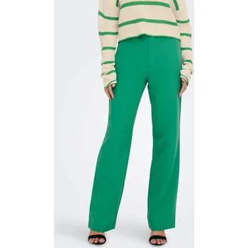 Dámské kalhoty Only dámské široké kalhoty Lana zelené Velikost: 38
