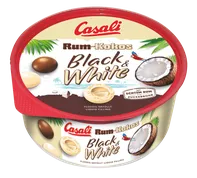 Casali Black&White čokoládové kuličky rum/kokos box 300 g