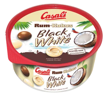 Bonbon Casali Black&White čokoládové kuličky rum/kokos box 300 g