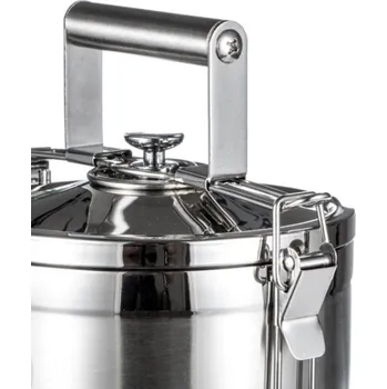 Jídlonosič Termoizolační jídlonosič třídílný, 3x0.9L, těsnící nerezový