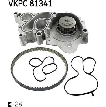 Chladič motoru Vodní čerpadlo, chlazení motoru SKF VKPC 81341