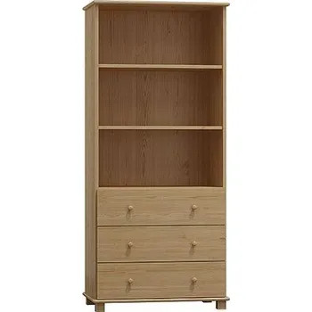 Knihovna ImportWorld Knihovna Alois - v190 x š80 x h42 cm (Barva dřeva: Borovice)