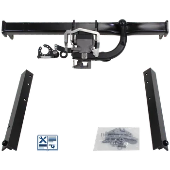 Tažné zařízení Brink tažné zařízení sklopné včetně TowTec elektropřípojky 7pólové univerzální - AUDI A6 C8