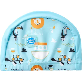 Plavecká čepice Dětská plavecká čepice Splashabout Modrá zvířátka, Velikost M 18+