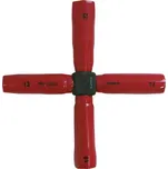 110080 Klíč křížový VDE, vel. 13-17-19-22, Haupa