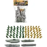 Vojenská sada figurek vojáků + válečná…