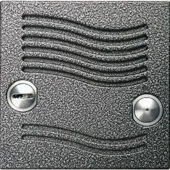 4FN 231 06.2/N Modul vrátného KARAT VIDEO 0 tlačítek, antika stříbrná, Tesla Stropkov