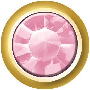 Náušnice Náušnice Mini Bezel Set Light Rose GOLD Estelle