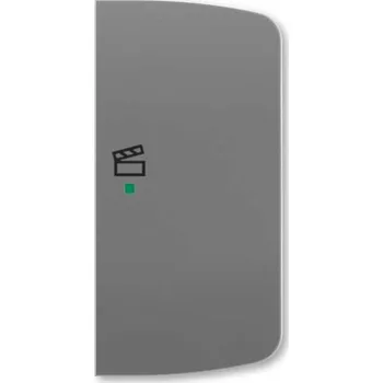 6220A-A02203 S2 Kryt 2násobný pravý, symbol scény, kouřově šedá, ABB-free@home, Tango