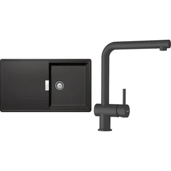 Granitový dřez Set Schock S13-1 (dřez Tia D-100 Stone + baterie Epos Stone)