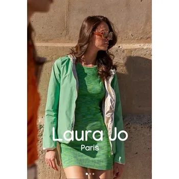 Dámský kabát Bunda krátká oboustranná Laura Jo 20047 barva: zelená, velikost: L