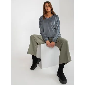 Dámská mikina Dámská mikina bez kapuce EVIE modrá