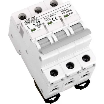Jistič 03-3015C-PEP-10J Jistič PEP-10J (10 kA) 3P C 15A, Bonega