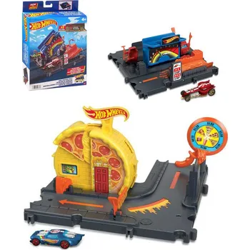 autodráha MATTEL HOT WHEELS City Zábava ve městě herní set s autíčkem 2 druhy