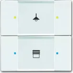 2CKA006116A0209 Prvek ovládací 2- / 4-násobný, studio bílá, ABB