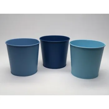 Květináč Květináč modrý, Barva Modrý - střední