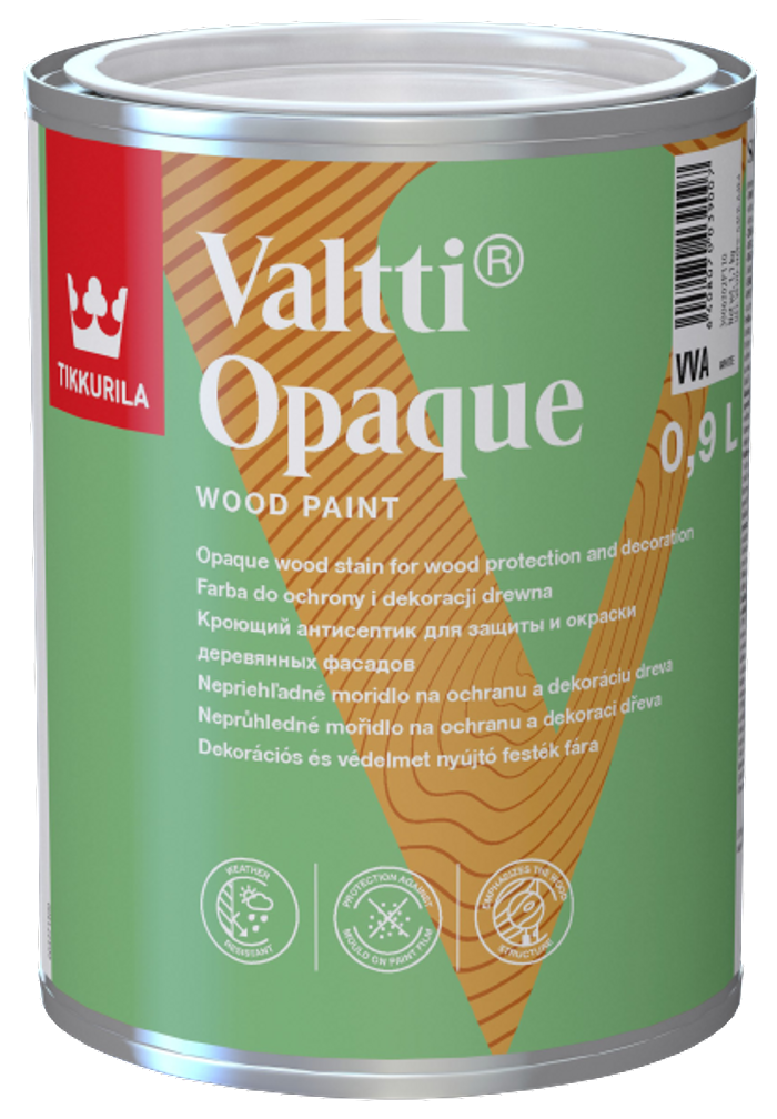 Tikkurila Valtti Opaque / Vinha 0,9l Odstín TVT: Bílá (báze VVA)