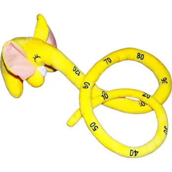 plyšák Plyšový metr - slůně - žlutý