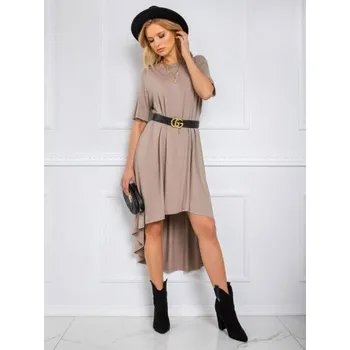 Dámské šaty Dámské šaty Casandra RUE PARIS tmavě béžové