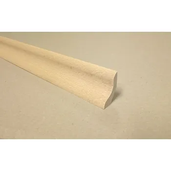 Spálenský dřevěná podlahová lišta P 3622 BUK masiv 36x22mm (cena za 1m)