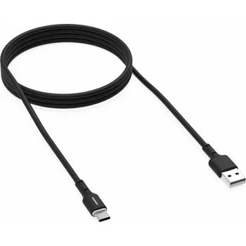 Datový kabel KRUX Cable USB Type-A / USB Type-C LED QC 3.0 cable 1.2 m