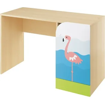 Psací stůl Učitelský stůl se skříňkou (plameňák, SAFARI)