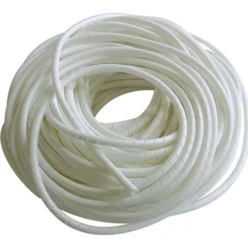 Stahovací páska 262068 Spirála svazkovací tepelně odolná 4 - 25 mm bílá (balení 30m), Haupa