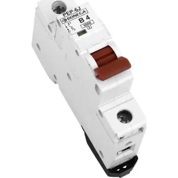 Jistič 02-1004B-PEP-6J Jistič PEP-6J (6 kA) 1P B 4A, Bonega