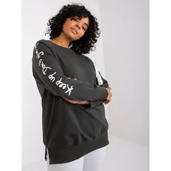 Dámská tunika Dámská tunika plus size bavlněná PARMA khaki