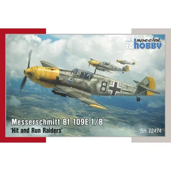 Plastikový model 1:72 Messerschmitt Bf 109 E-1/B „Hit and Raiders“